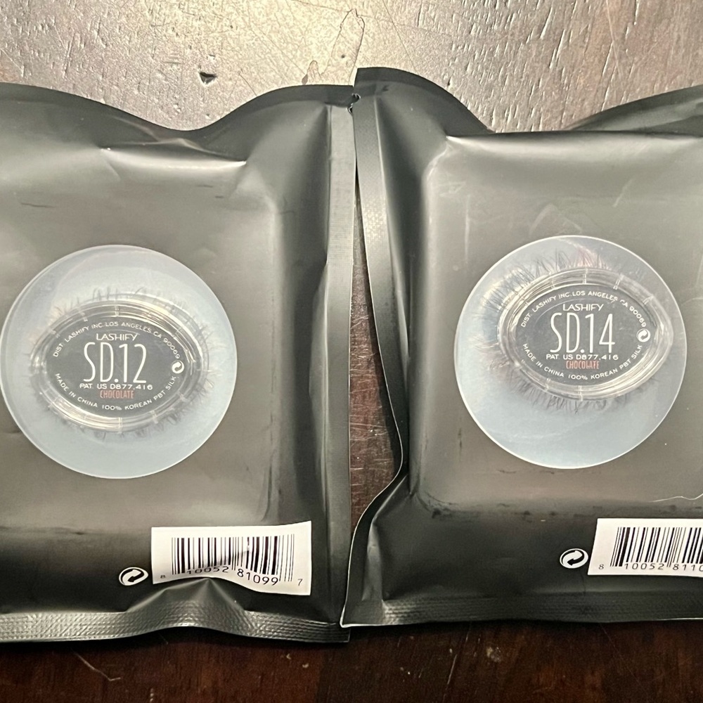 Lashify Stardust 2 pack - SD12 & SD14 Lashes NWT in Chocolate